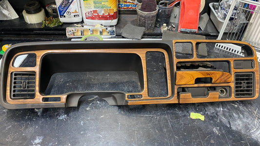 1994-97 Second Gen Dodge Ram Woodgrain Dash Bezel