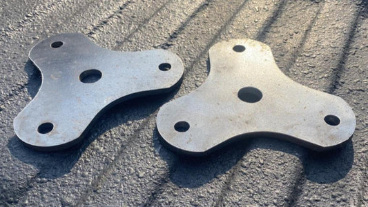 1994 to 2009 Dodge Ram Shock Tower Delete Plates (pair, unpainted)