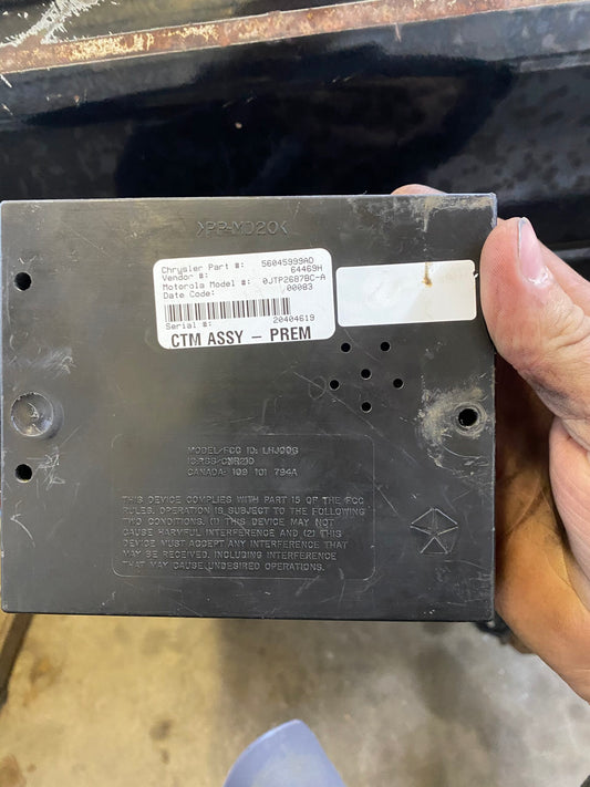 CTM Premium Module for a 1998-2002 Dodge Ram with dual power heated seats, comes with 2 fobs for power door locks. In good working order